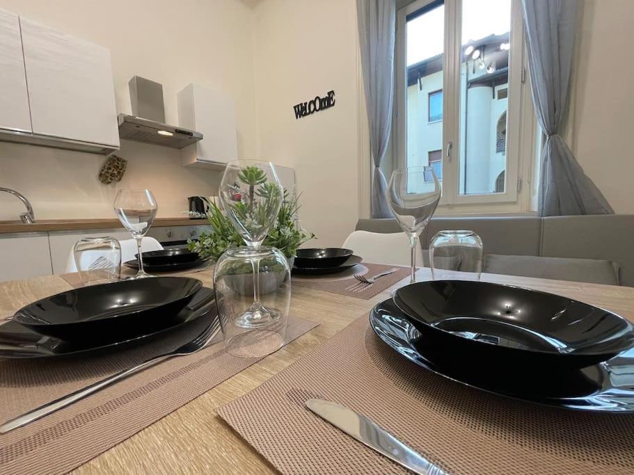 Bg Central President Suite Con Parcheggio - Vista Citta Alta Bergamo Ngoại thất bức ảnh